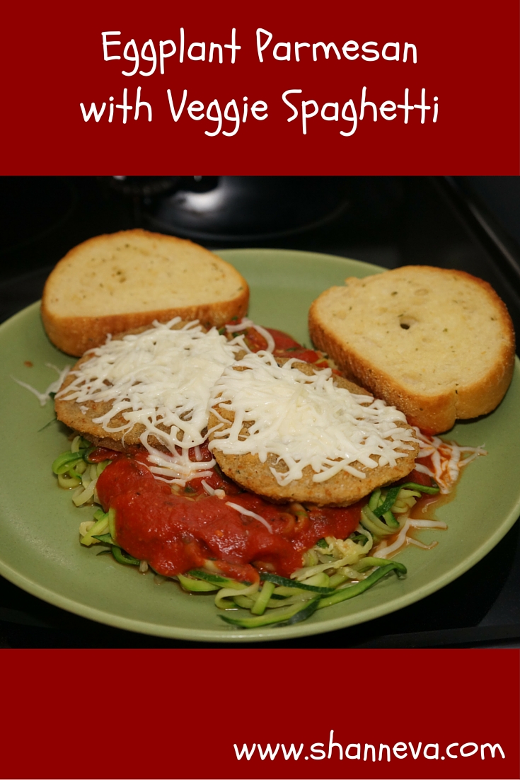Eggplant Parmesan with Veggie Spaghetti