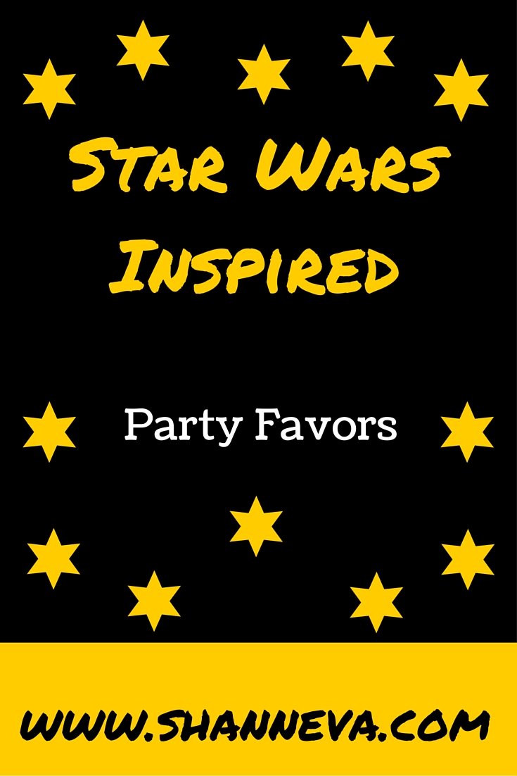 Star Wars Inspired party favors