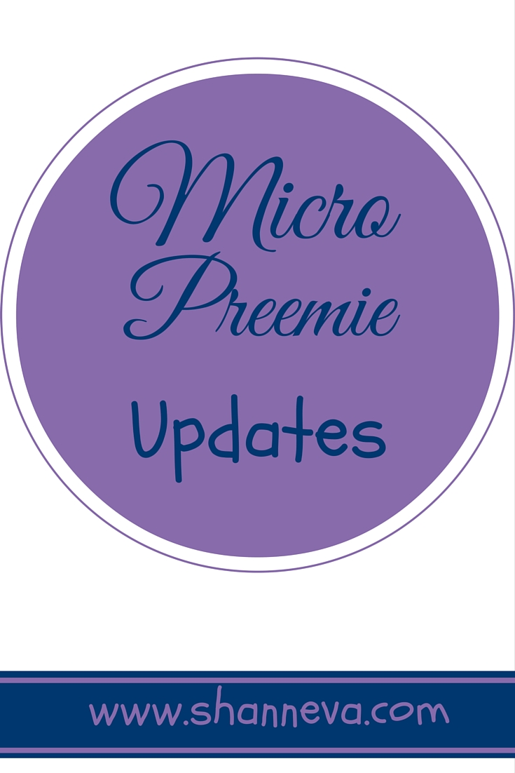 Micro Preemie Updates on Shann Eva's Blog, Day 2