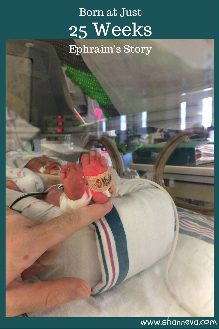 25 weeks gestation. Meet a micro preemie fighter named Ephraim