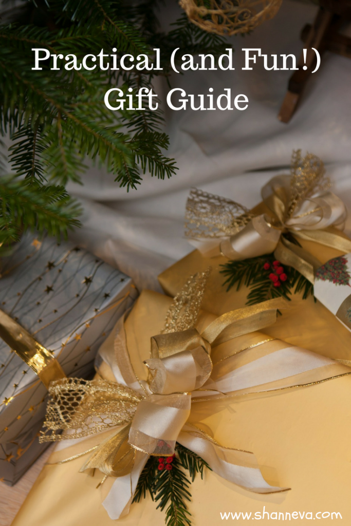 Practical Gift Guide. Useful and fun gifts for women, men, and kids. Not boring!