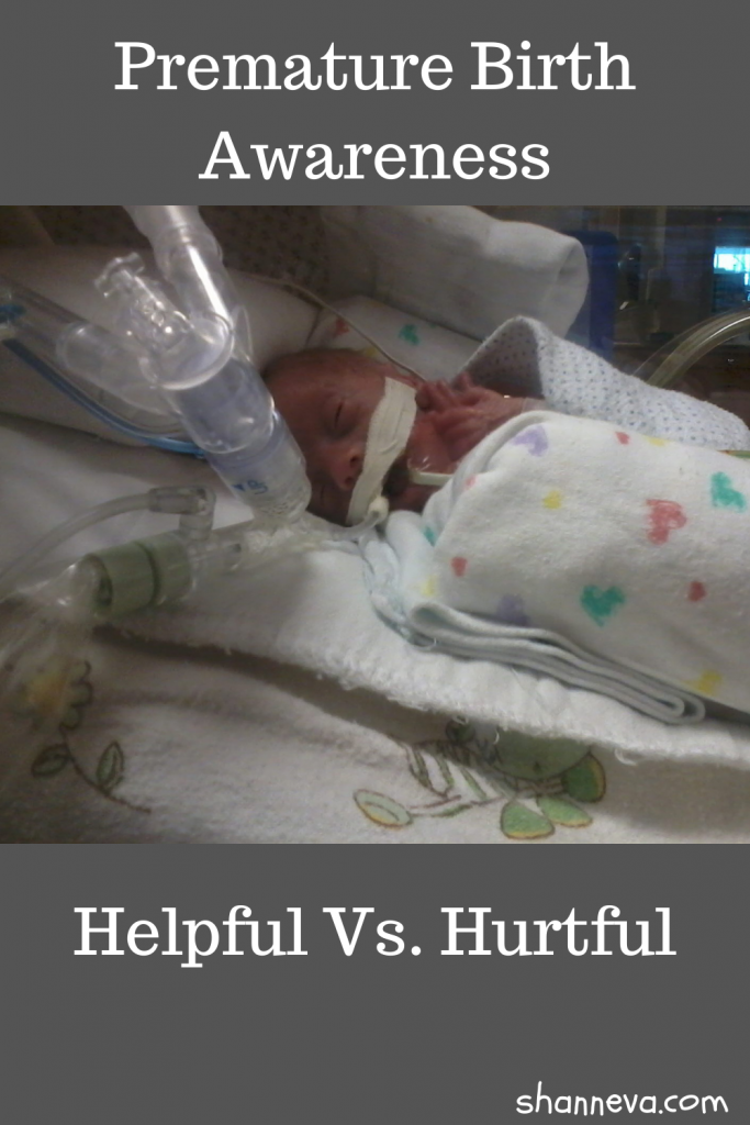Premature birth awareness is so important. Learning all we can about preemies can allow people to be helpful rather than hurtful. I'm sharing things you should avoid saying, and things that will help new premature parents.